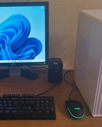 PC Desktop i3-7100 Completo Monitor e accessori.