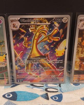 30 anniversario pokemon lotto 3 fuoriserie