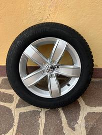 Set 4 cerchi volkswagen e copertoni invernali