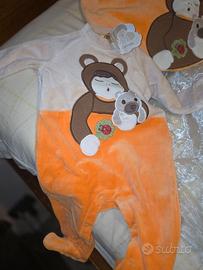 Mantella thun 6 mesi + tutina thun tg 6/9 mesi