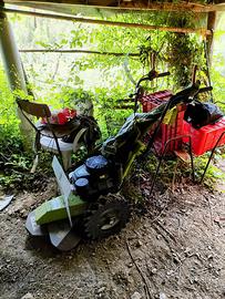 grillo decespugliatore a terra con filo a 4