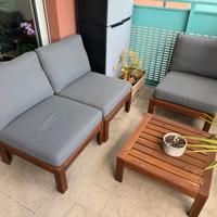 Set salottino poltrone e tavolino esterno Ikea