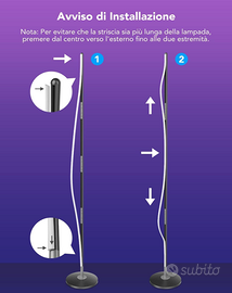 Govee Lampade da Terra LED RGBIC 136cm