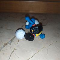 puffo calciatore variante con tacchetti 