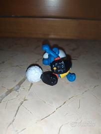 puffo calciatore variante con tacchetti 