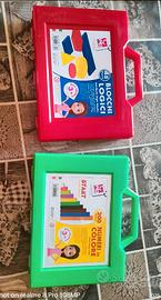 Regoli colorati e blocchi logi
