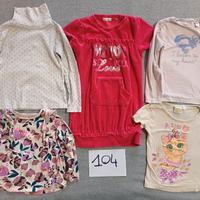 Abbigliamento bambina taglia 104 Lotto n.21 pezzi
