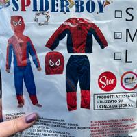 vestito di carnevale di spiderman
