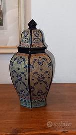 Vaso cinese in ceramica dipinta