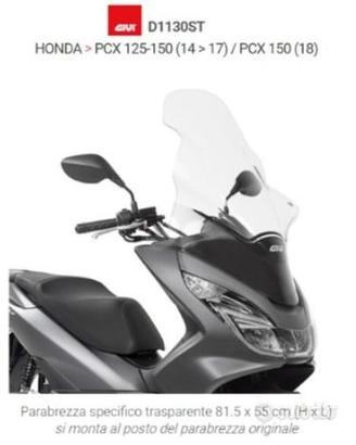 Parabrezza GIVI per Honda PCX CODICE D1130ST