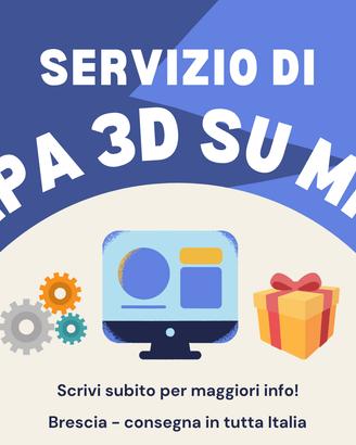 Stampa 3D personalizzata su misura
