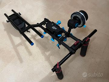 Supporto RIG per videocamera/reflex/mirrorless