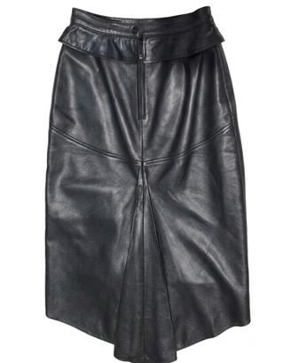 vintage gonna in vera pelle  jean claude  jitrois 