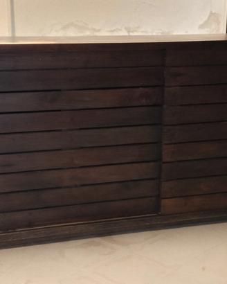 Credenza arte etnica in legno