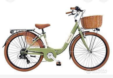 Bici Canellini 26 Colore Oliva