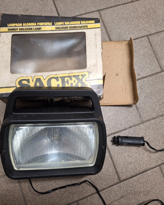 lampada alogena portatile Sacex 12V vintage
