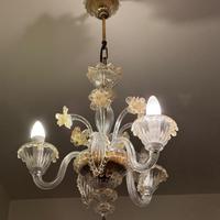 Lampadario di cristallo di Murano