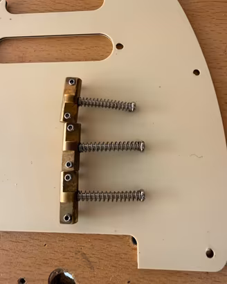 Sellette ottone ponte telecaster vintage