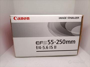 Reflex Canon Obiettivo EF-S 55-250 mm f/4-5.6 IS.