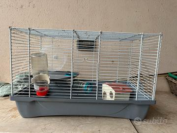 Gabbia per criceti + accessori