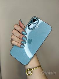 Cover trasparente con glitter iPhone 16.