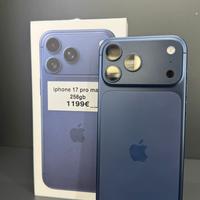 IPHONE 17 PRO MAX 256gb DEEP BLUE PROMO