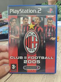 gioco playstation 2 club football 2005 milan