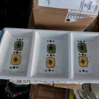 VASSOIO CERAMICA SANTUCCI DERUTA ANNI 70 