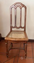 Sedia "Milanesina" in Rovere e Paglia di Vinna