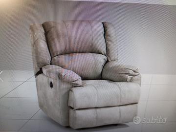 Poltrona reclinabile elettrica