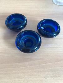 Porta candele in vetro