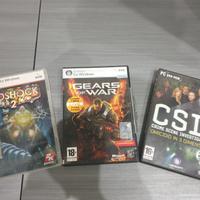 3 Giochi per PC-BioShock 2/CSI/Gears of war