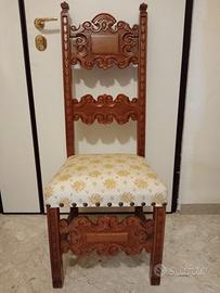 Sedia / Trono in legno massello 45€