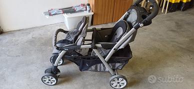 Passeggino Gemellare Chicco Together Coal - Tandem