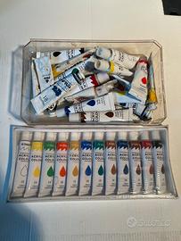 Lotto colori acrilici per pittura – tubetti assort