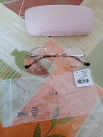 Occhiali color oro leggero Liu-Jo originali 