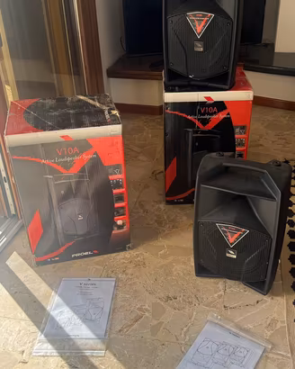 Coppia Casse Attive Proel V10A 600W - Nuove