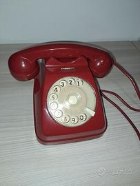 Telefono Siemens Auso Rosso 1968