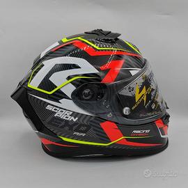 Casco Scorpion EXO R1 Air Coup rosso gloss TG. M