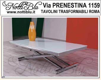 Tavolino Trasformabile Etoile 8p anche sotto letto