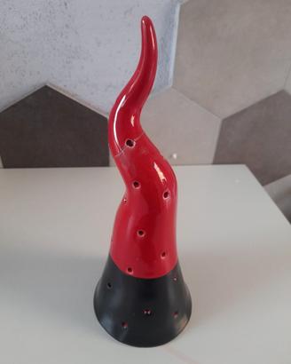 corno portafortuna napoletano in ceramica