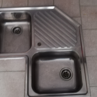 Lavello Franke angolare 2 vasche inox