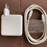 Caricabatterie apple usb-c 61w +cavo usb-c MacBook