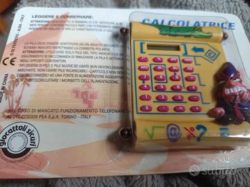 Calcolatrice gadget merendine Kinder Ferrero