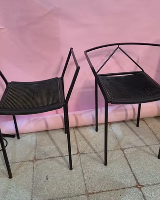 Coppia Sedie Iconiche ZEUS Milano (1984) – Design