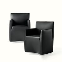 Sedie in pelle BALERI design Hannes Wettstein