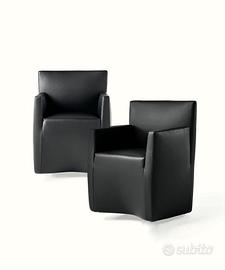 Sedie in pelle BALERI design Hannes Wettstein