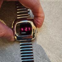 OROLOGIO FOSSIL LED JR-7749 2002 FUNZIONANTE