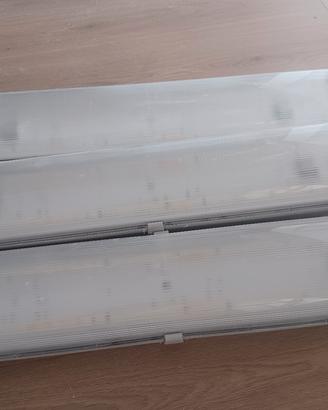plafoniere 2x18 disano a led 