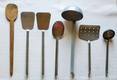 set di 7 utensili da cucina, anche da riadattare 